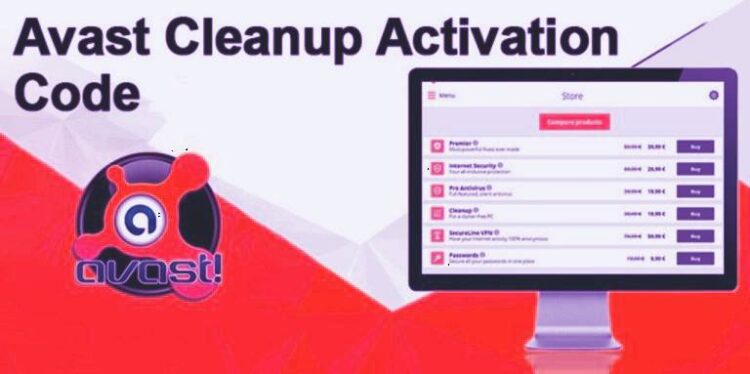 avast cleanup activation code