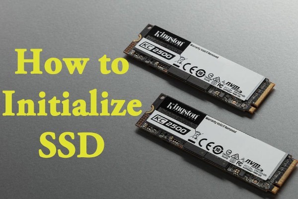 How to Initialize SSD Windows