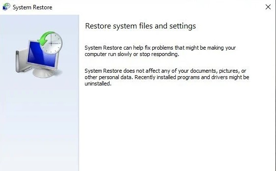 System Restore