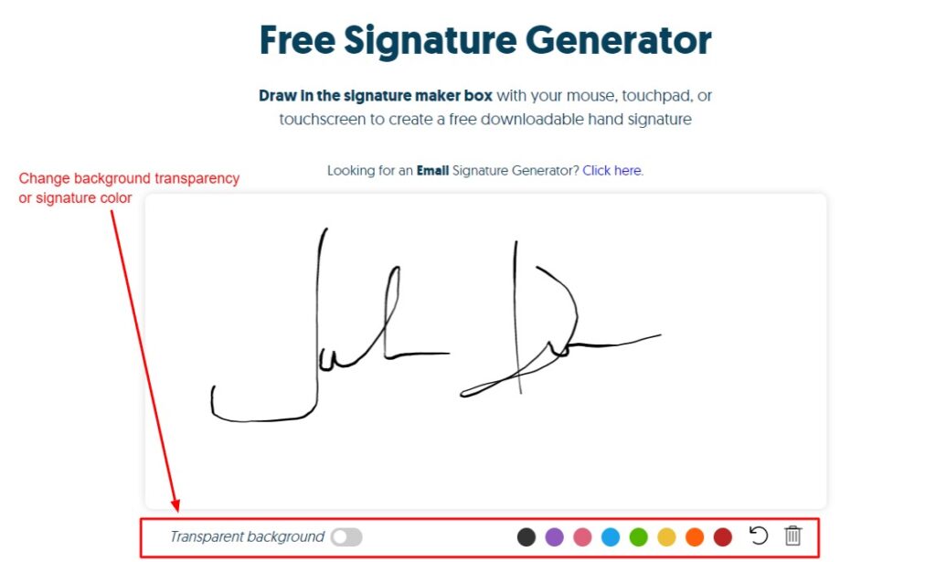 Free Signature Generator