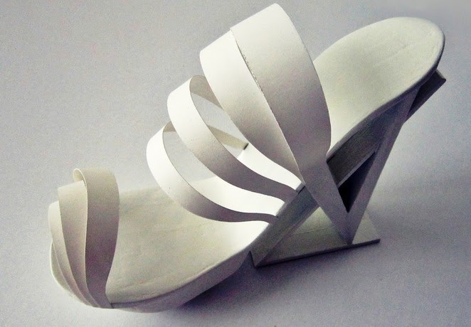 3D printed creatively looking sandals