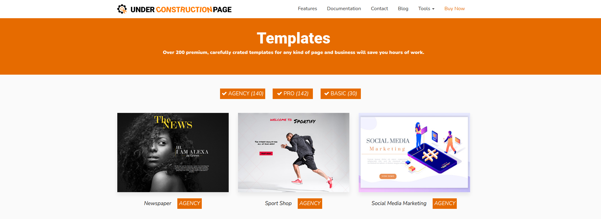 UnderConstructionPage Templates